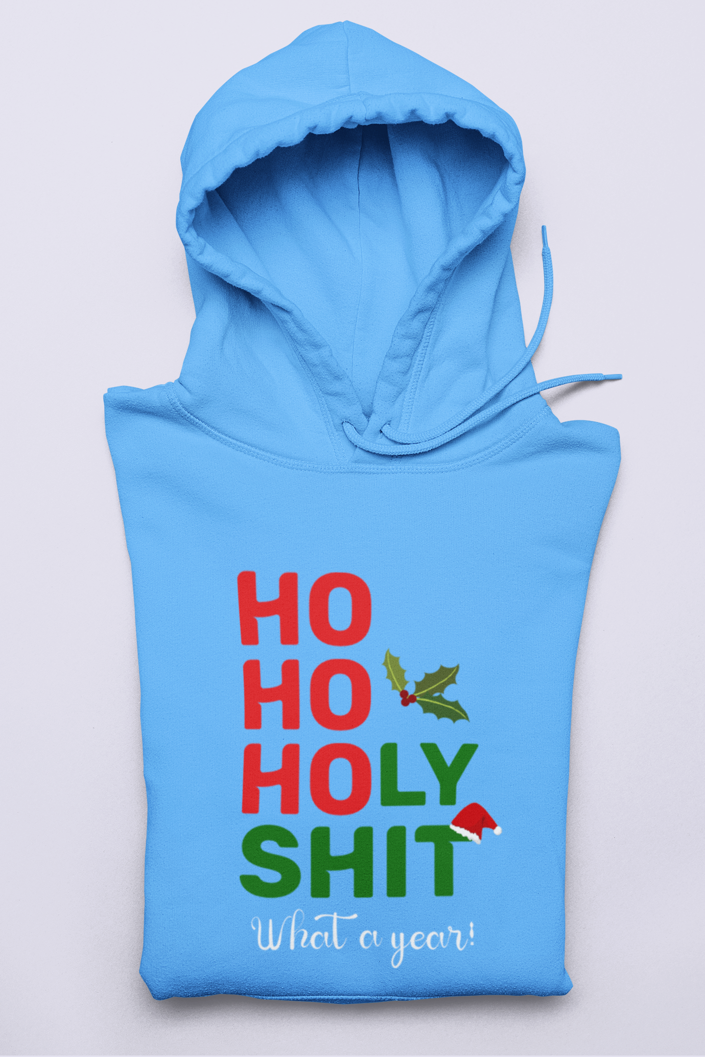 HO HO HOLY SHIT | Premium Unisex Winter Hoodie