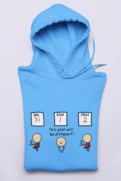 This year will be different | Premium Unisex Winter Hoodie