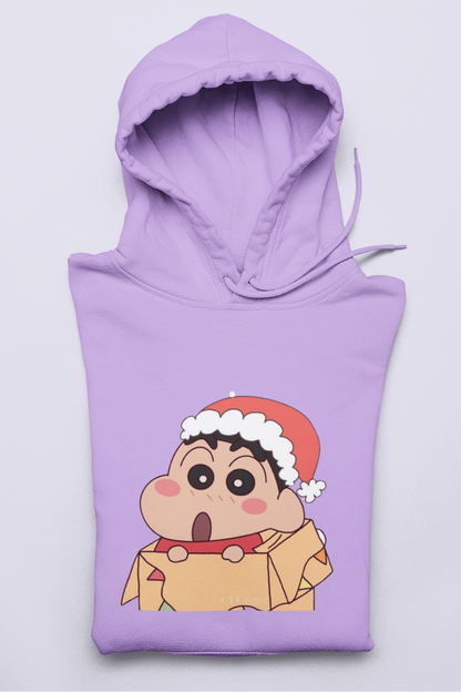 Holly Jolly | Shinchan | Premium Unisex Winter Hoodie