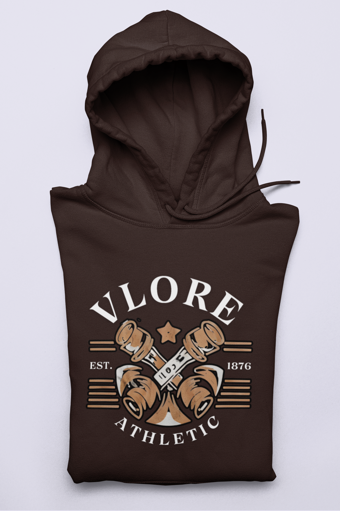 Vlore Athletics | Retro Theme | Premium Unisex Winter Hoodie