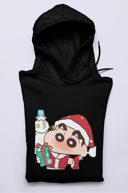 X-mas Day | Shinchan | Premium Unisex Winter Hoodie