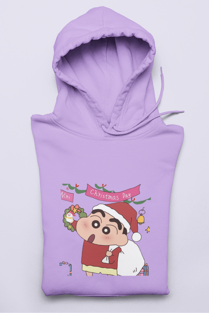 X-mas Day | Shinchan | Premium Unisex Winter Hoodie