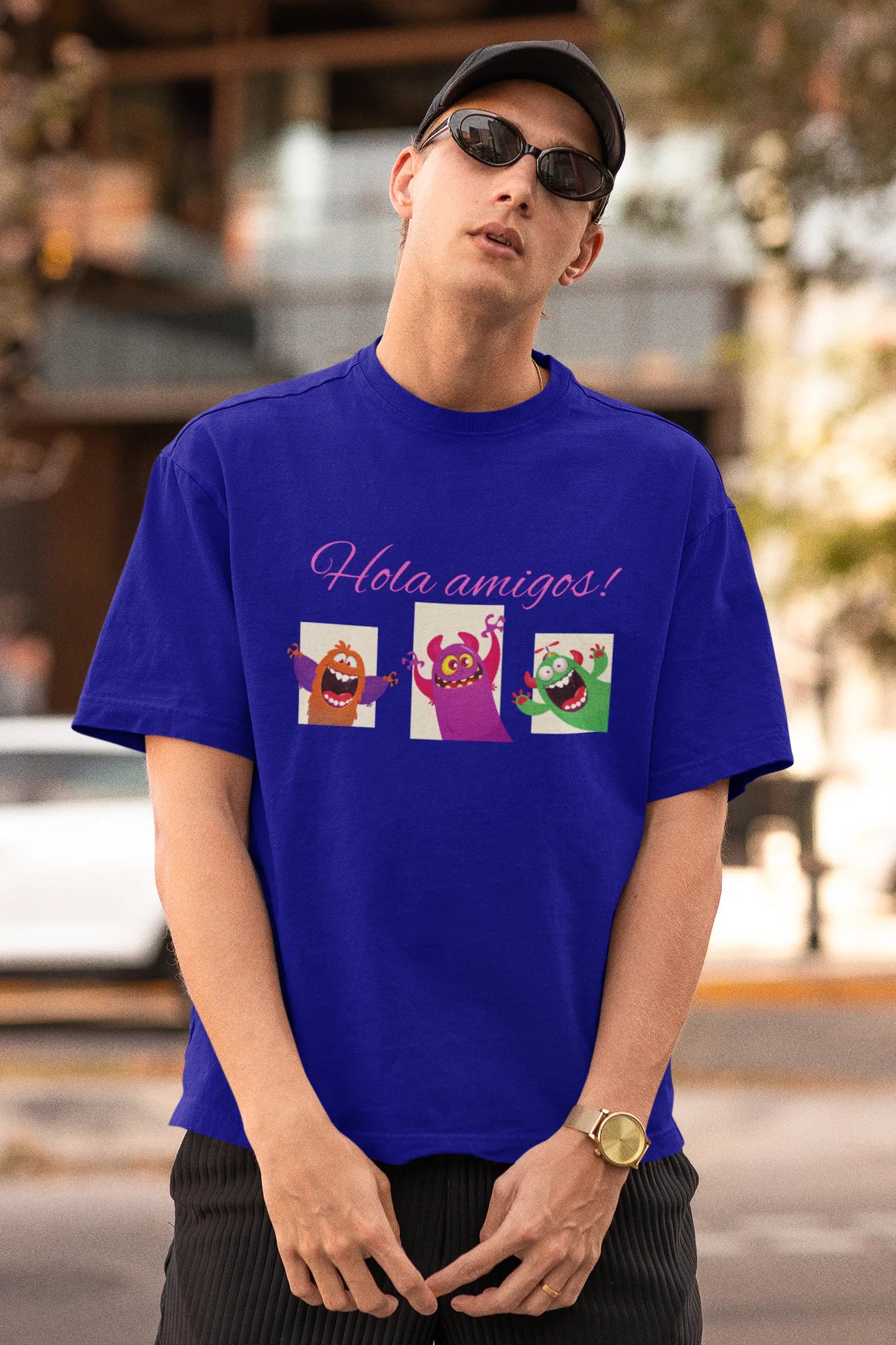 Hola Amigos |Disney | Premium Oversized Half Sleeve Unisex T-Shirt