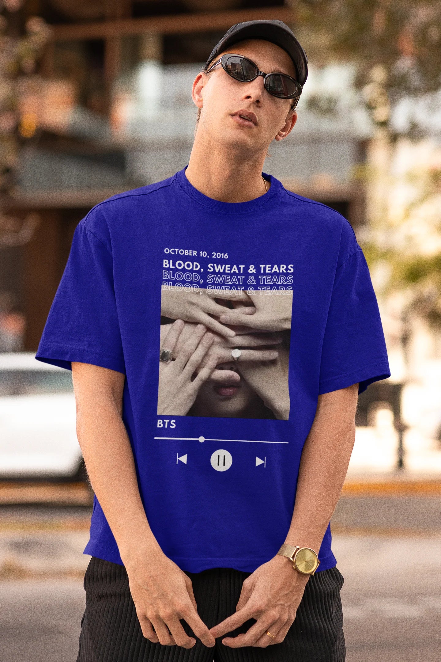 Blood, Sweat & Tears | Dropped Sleeve Unisex Tee