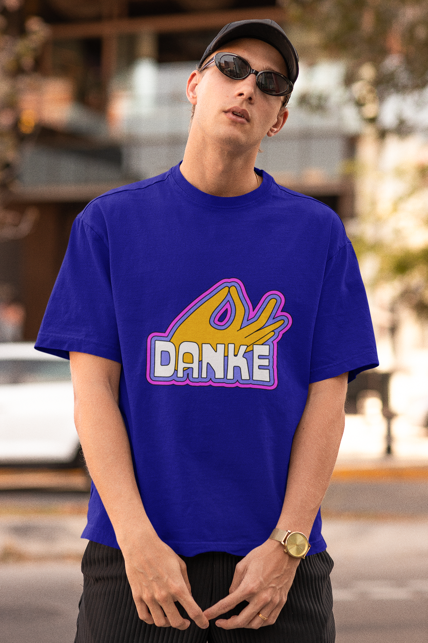 Danke | Premium Oversized Half Sleeve Unisex T-Shirt