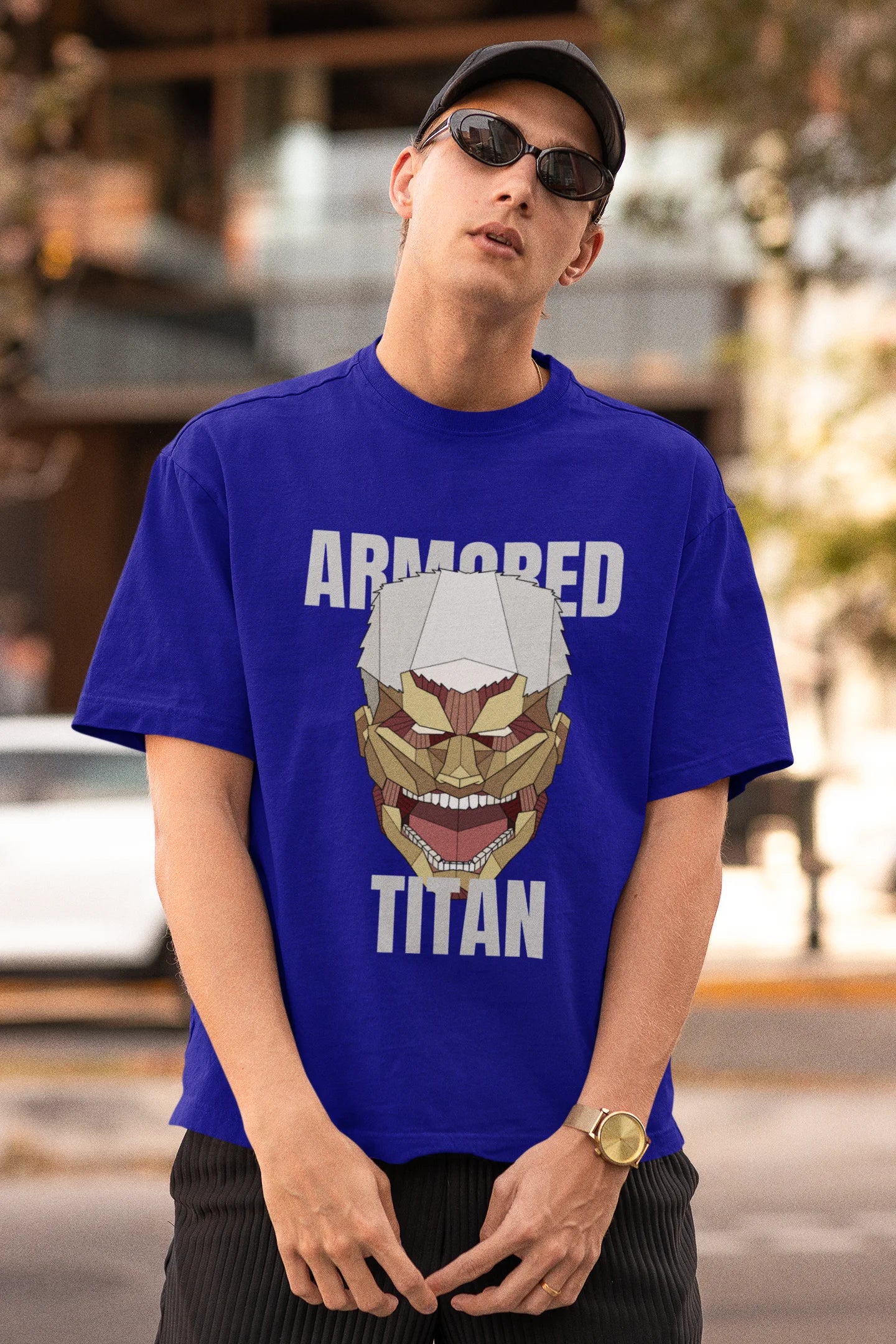 Armored Titan | Attack on Titan | Anime | Dropped Sleeve Unisex Tee