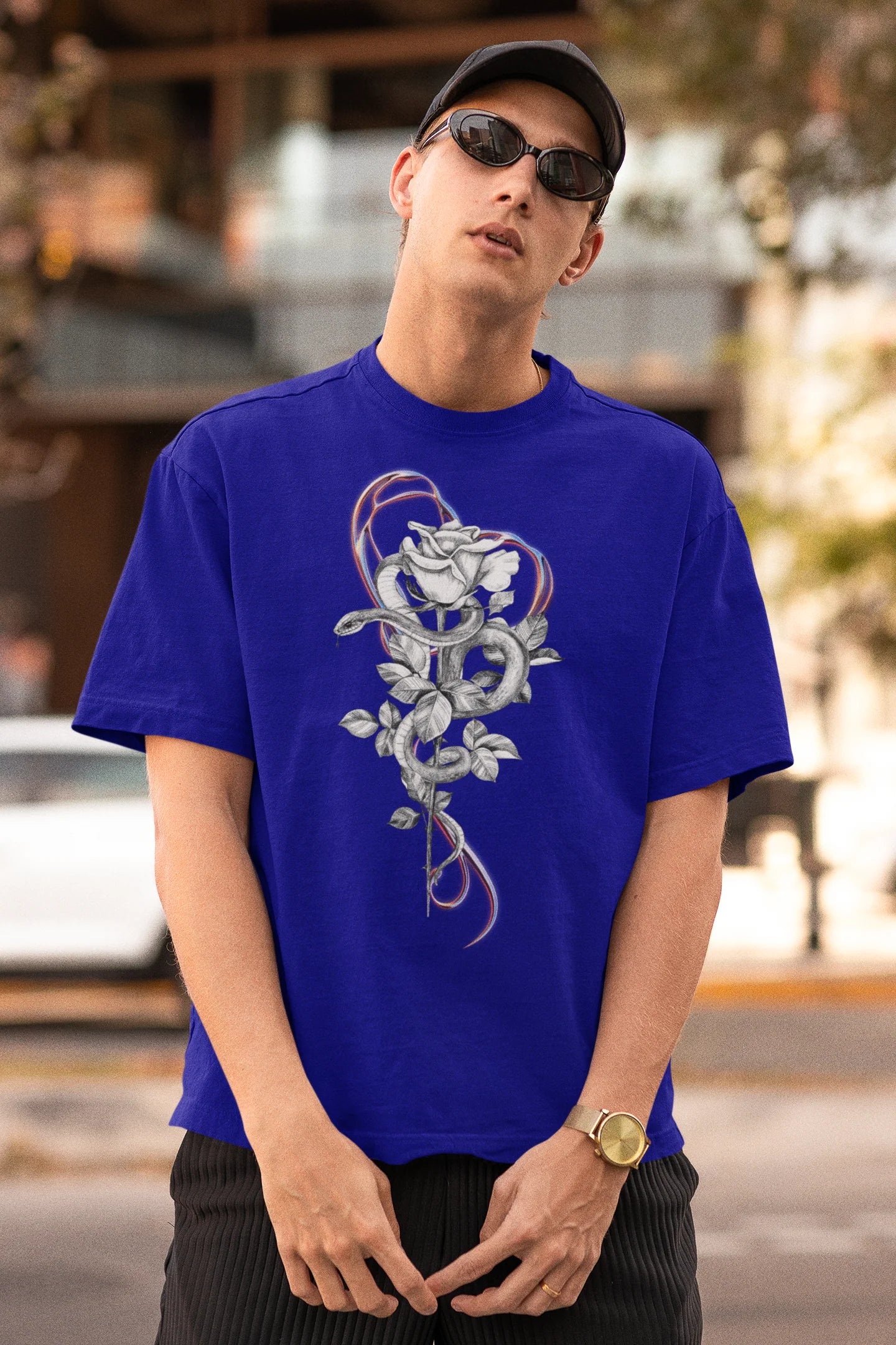 Serpentine | Dropped Sleeve Unisex T-Shirt