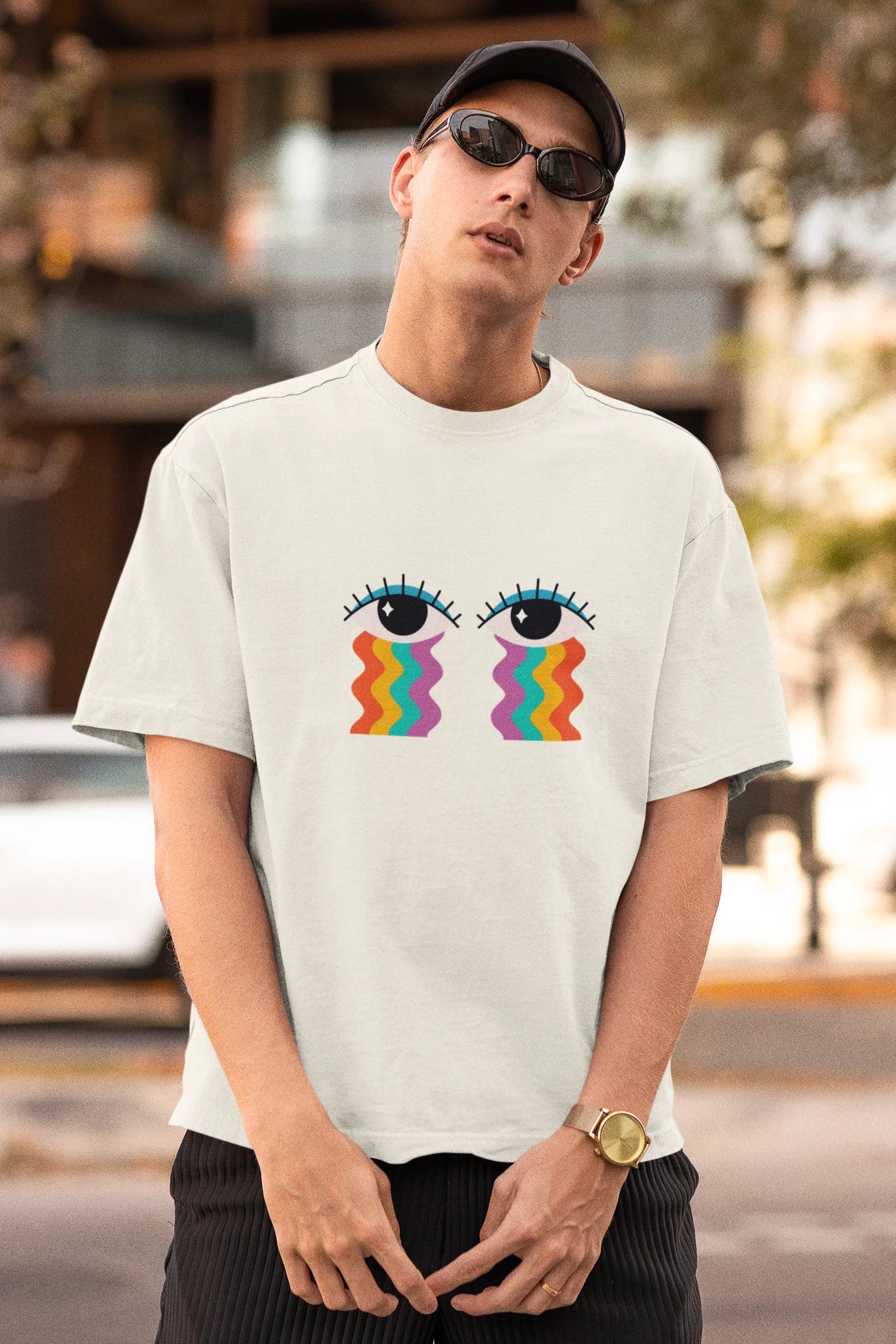 Let it go | Premium Oversized Half Sleeve Unisex T-Shirt