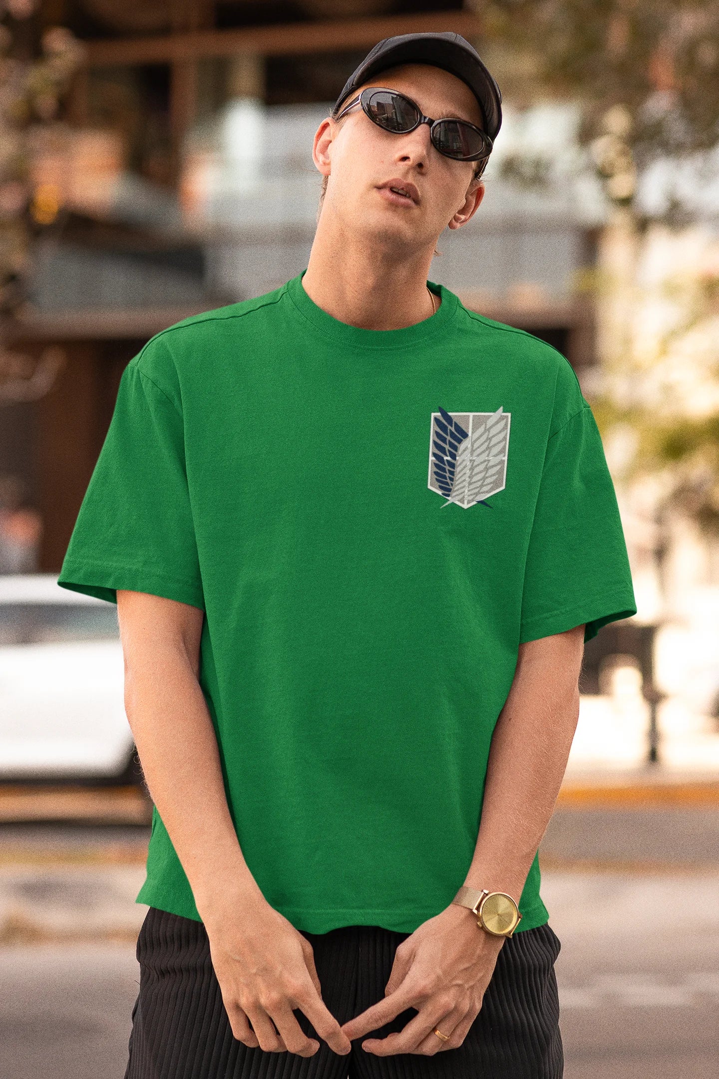 Attack on Titan | Dropped Sleeve Unisex Tee | Broke Memers