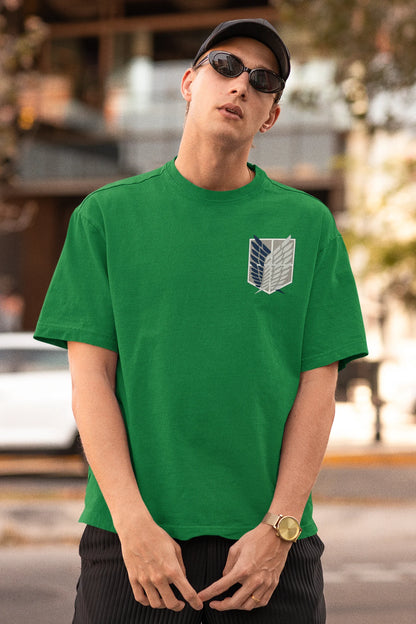 Attack on Titan | Dropped Sleeve Unisex Tee | Broke Memers