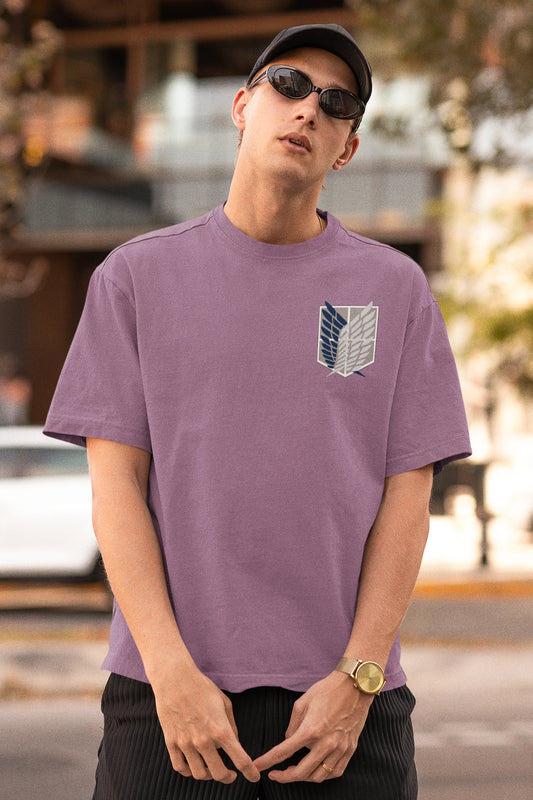 Attack on Titan | Dropped Sleeve Unisex Tee | Broke Memers