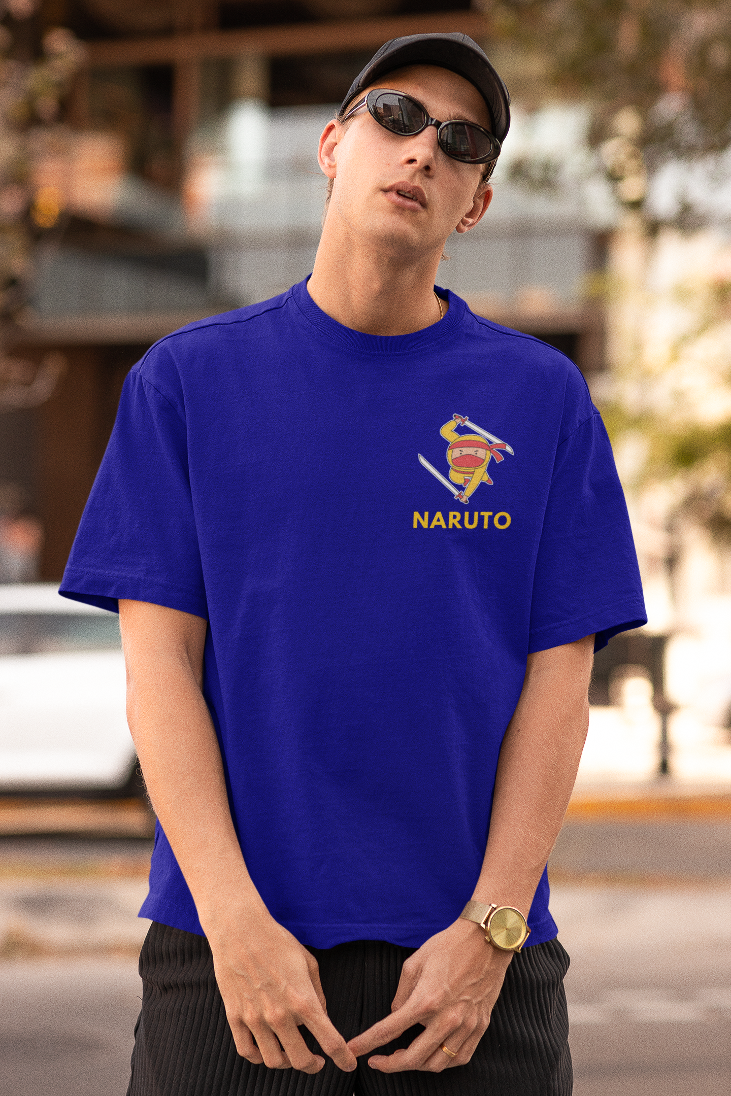 Naruto | Premium Oversized Half Sleeve Unisex T-Shirt | Brokememers