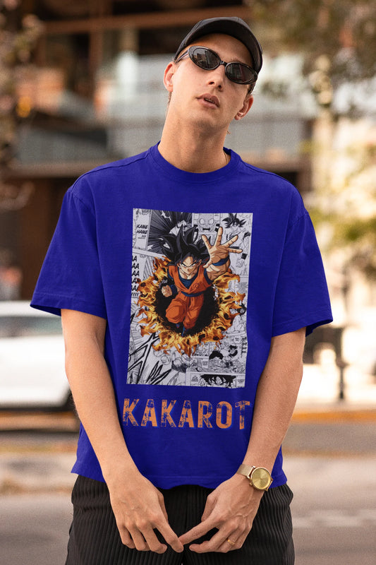 Kakarot |  Dragon Ball Z | Dropped Sleeve Unisex Tee | Broke Memers