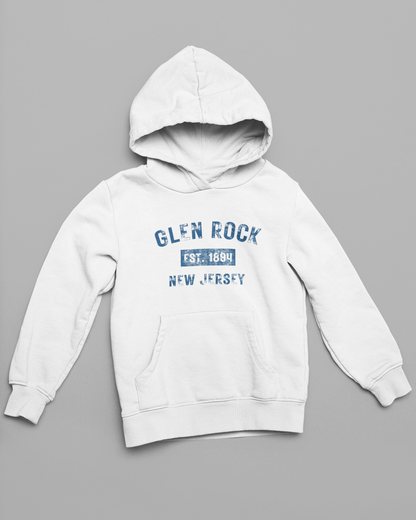 Glen Rock | Retro Theme | Premium Unisex Winter Hoodie