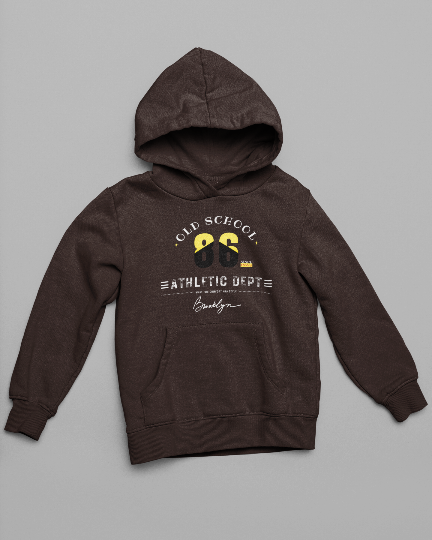 Old School 86 |  Retro Theme | Premium Unisex Winter Hoodie