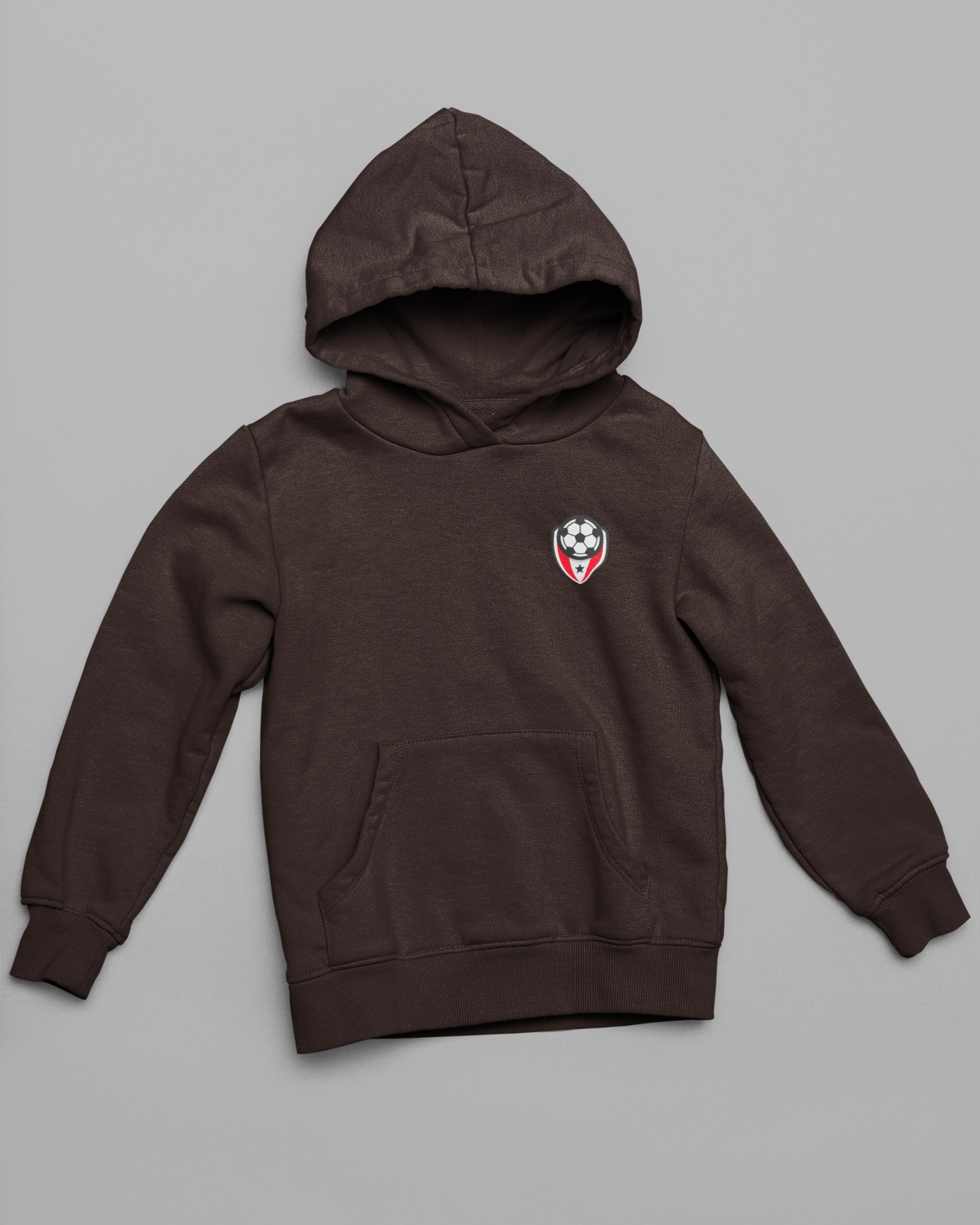 Football Badge | Minimalist | Premium Unisex Winter Hoodie