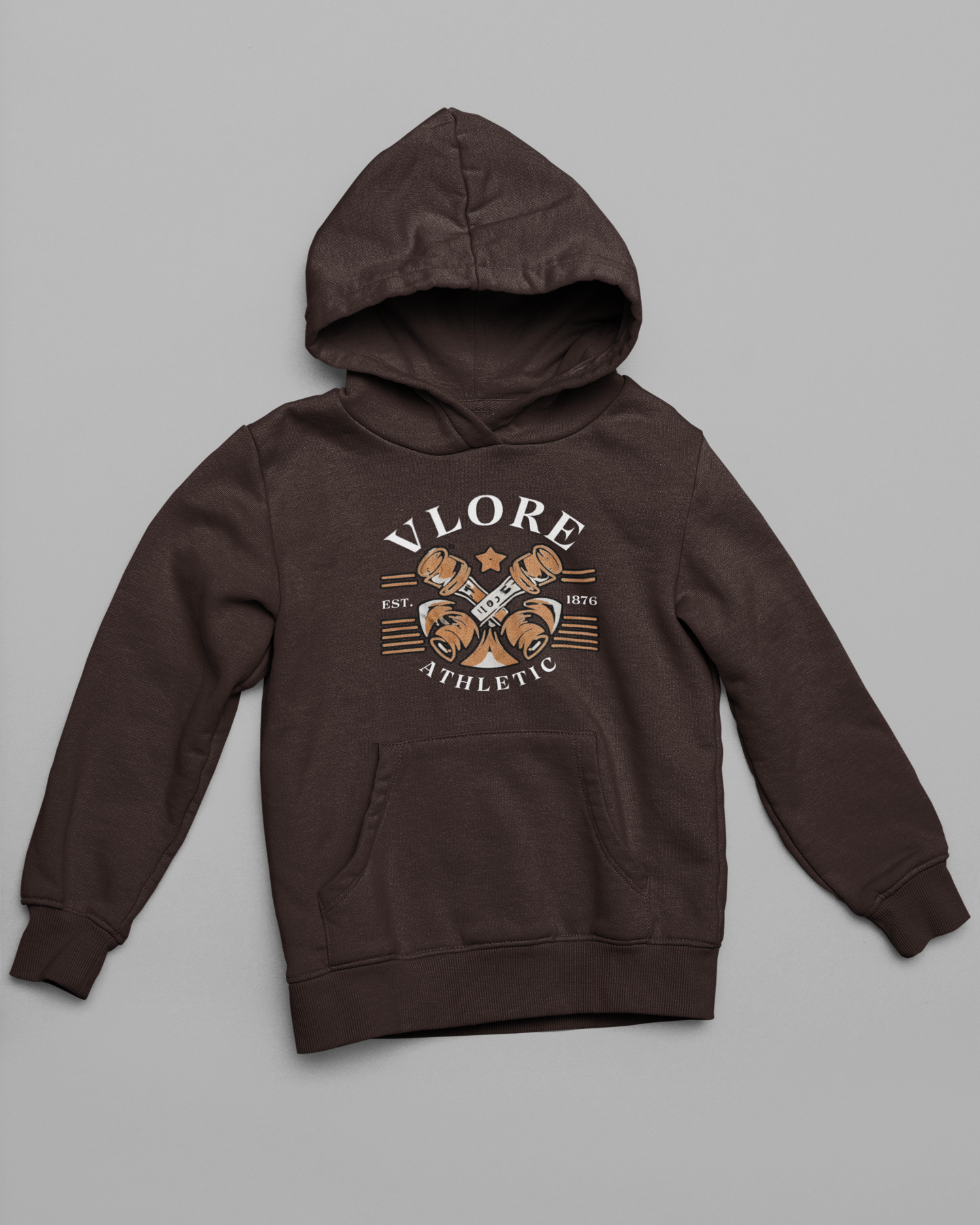 Vlore Athletics | Retro Theme | Premium Unisex Winter Hoodie