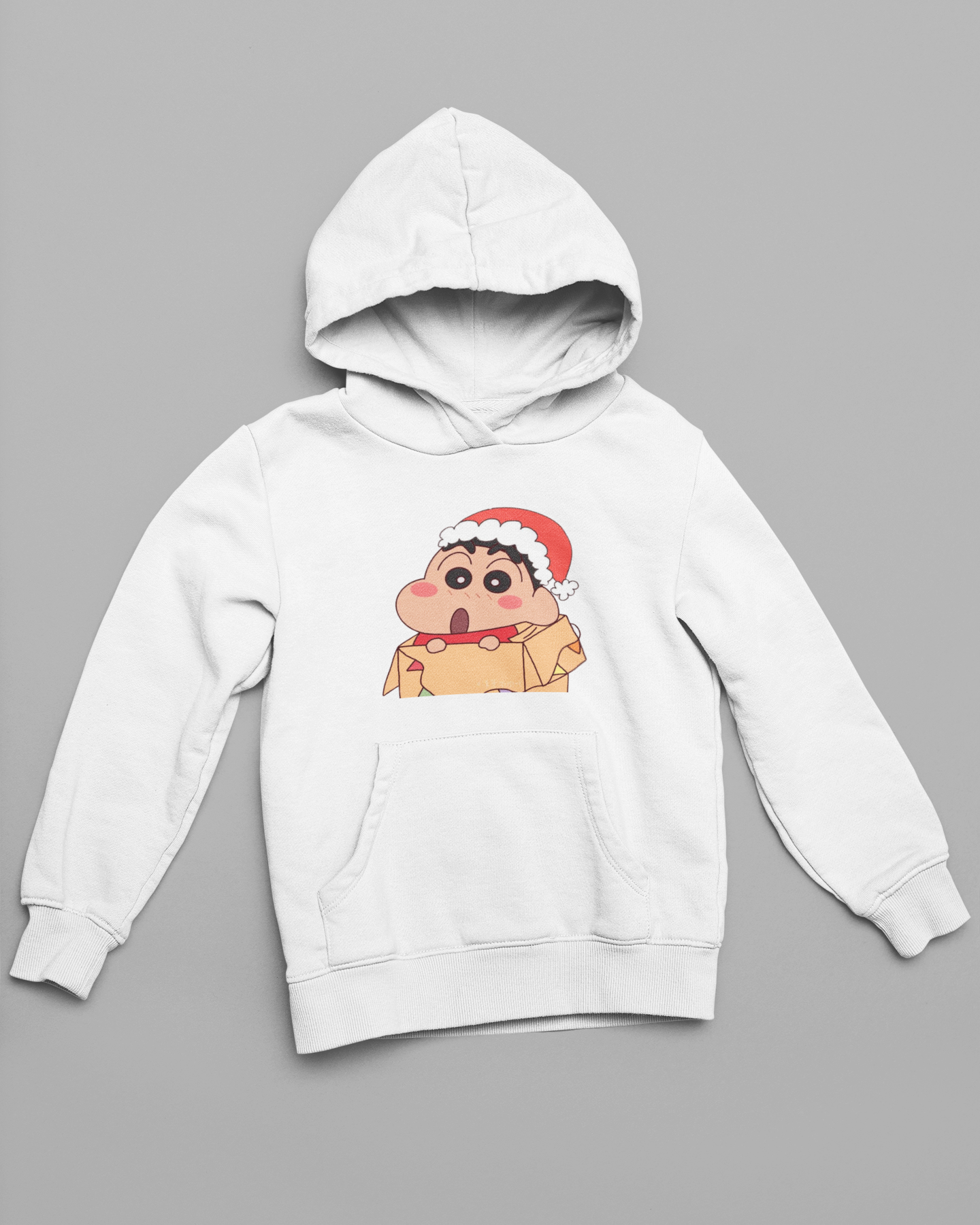 Holly Jolly | Shinchan | Premium Unisex Winter Hoodie