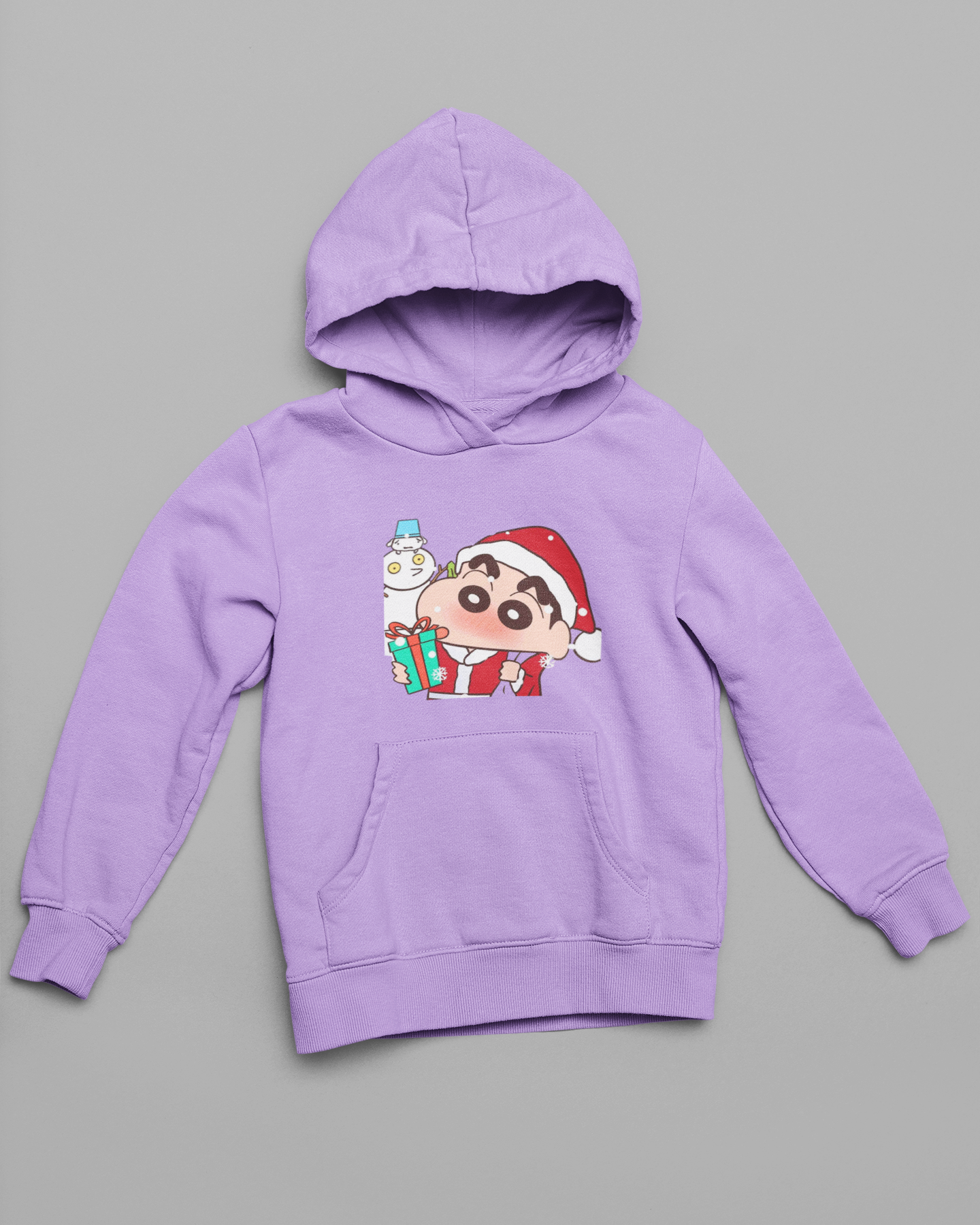 Frosty Present | Shinchan | Premium Unisex Winter Hoodie