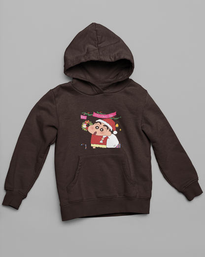 X-mas Day | Shinchan | Premium Unisex Winter Hoodie