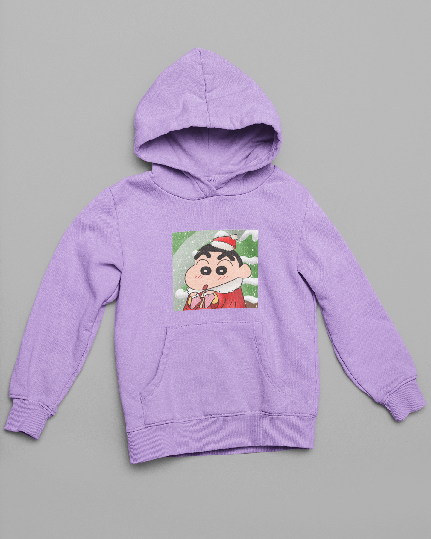 Mistletoe Magic | Shinchan | Premium Unisex Winter Hoodie