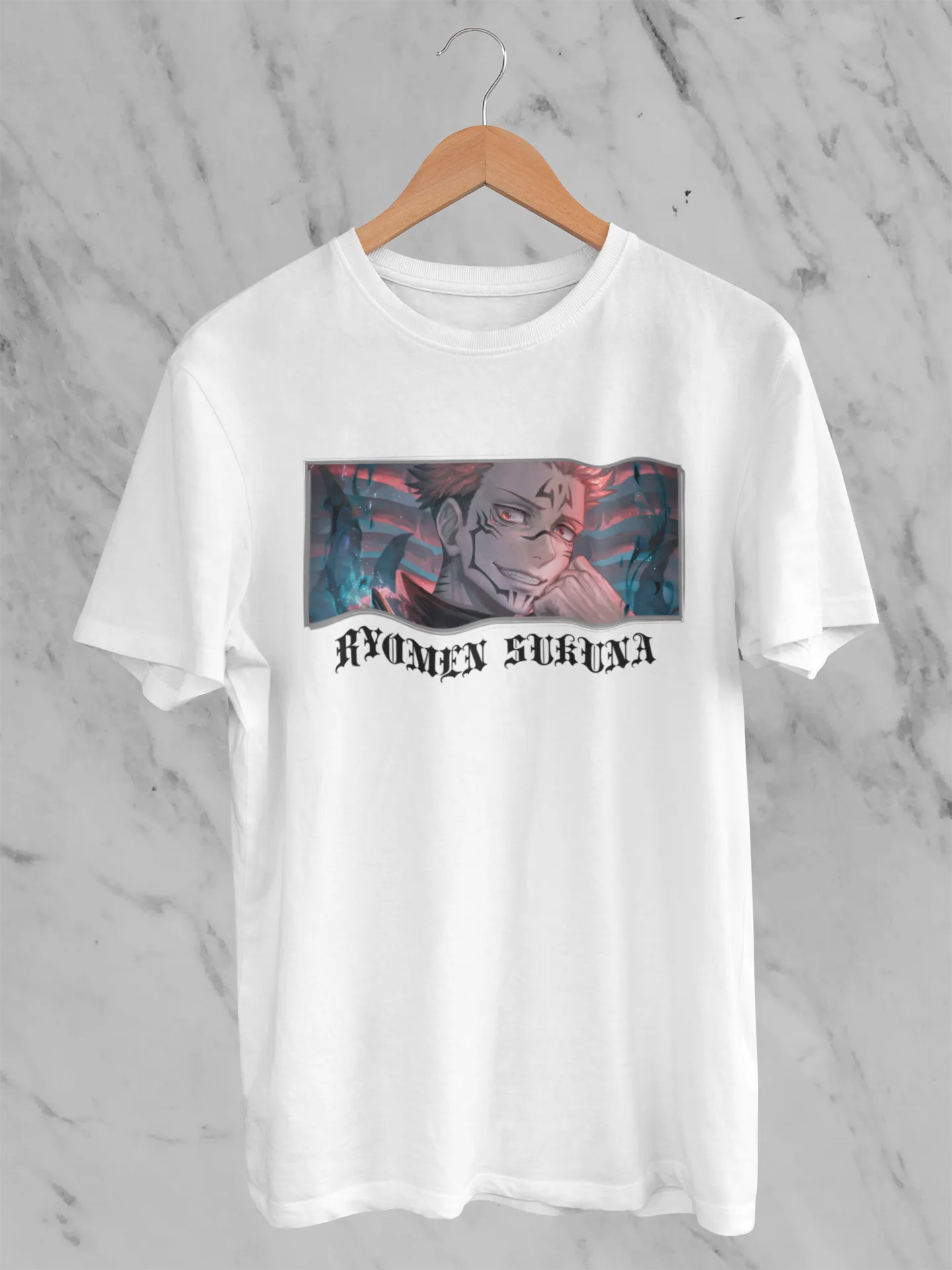 Ryomen Sukuna | Anime | Dropped Sleeve Unisex Tee  | Broke Memers