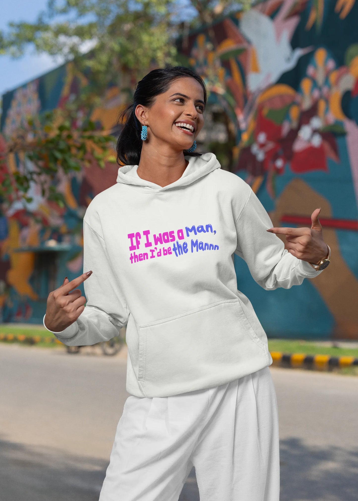 I'd Be The Man | T.S. | Unisex Winter Hoodie