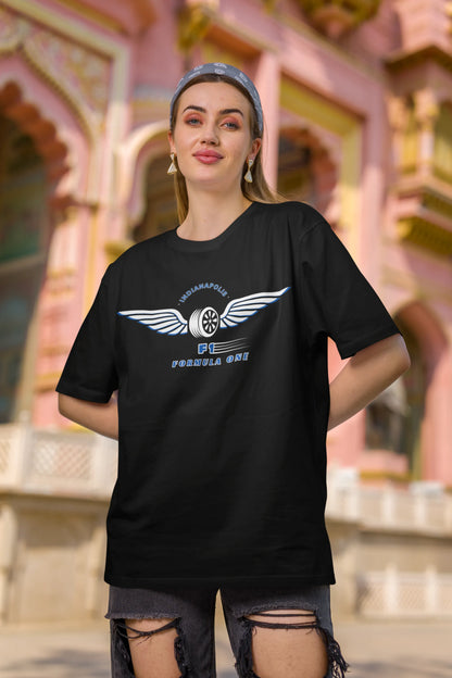 F1 Formula One | Minimalist | Dropped Sleeve Unisex Tee