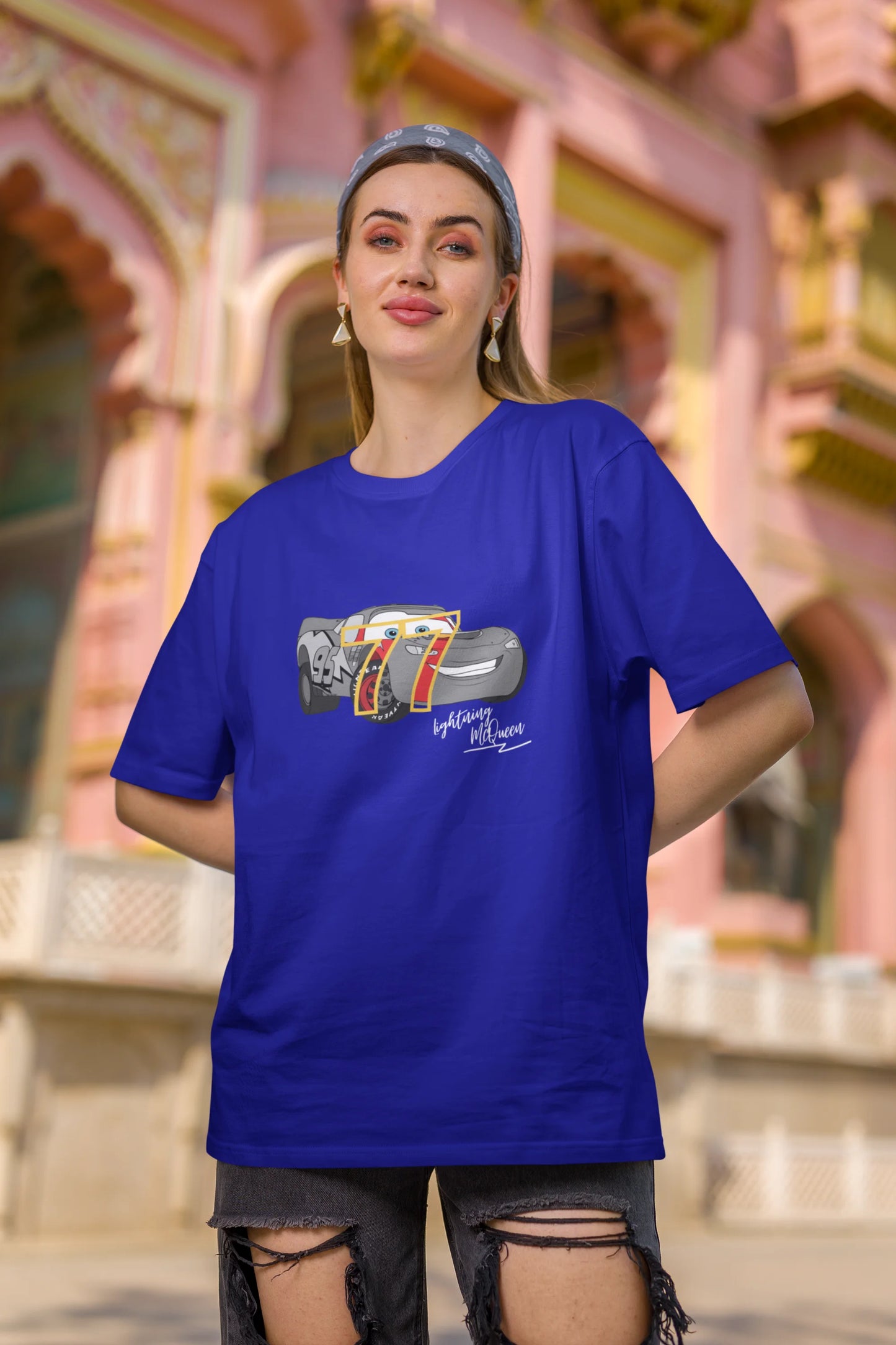 McQueen | Disney | Dropped Sleeve Unisex Tee