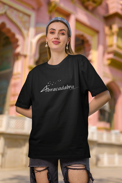 Abracadabra | Minimalist | Dropped Sleeve Unisex Tee