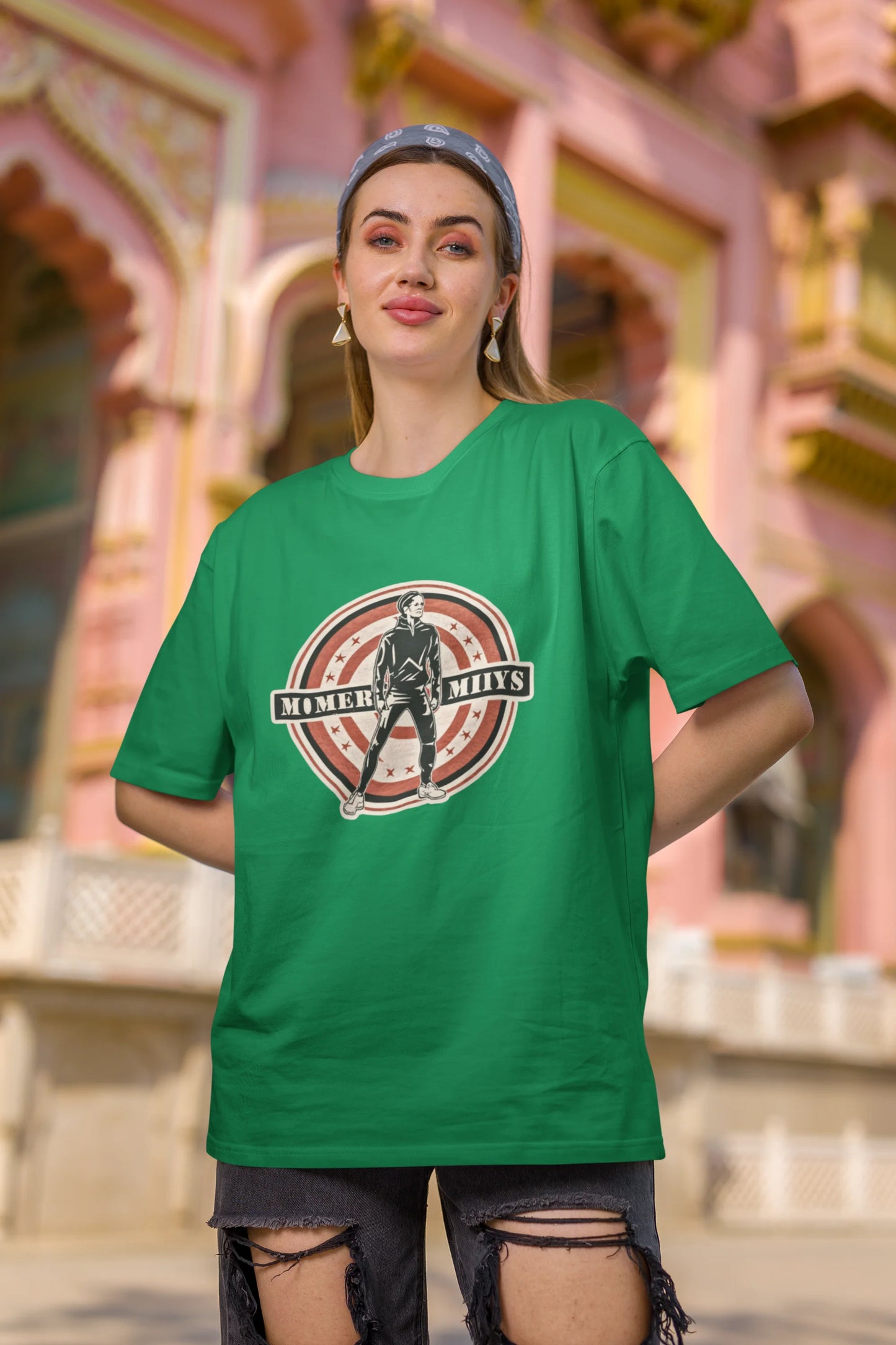 Momer Miiys | Retro Theme | Dropped Sleeve Unisex Tee