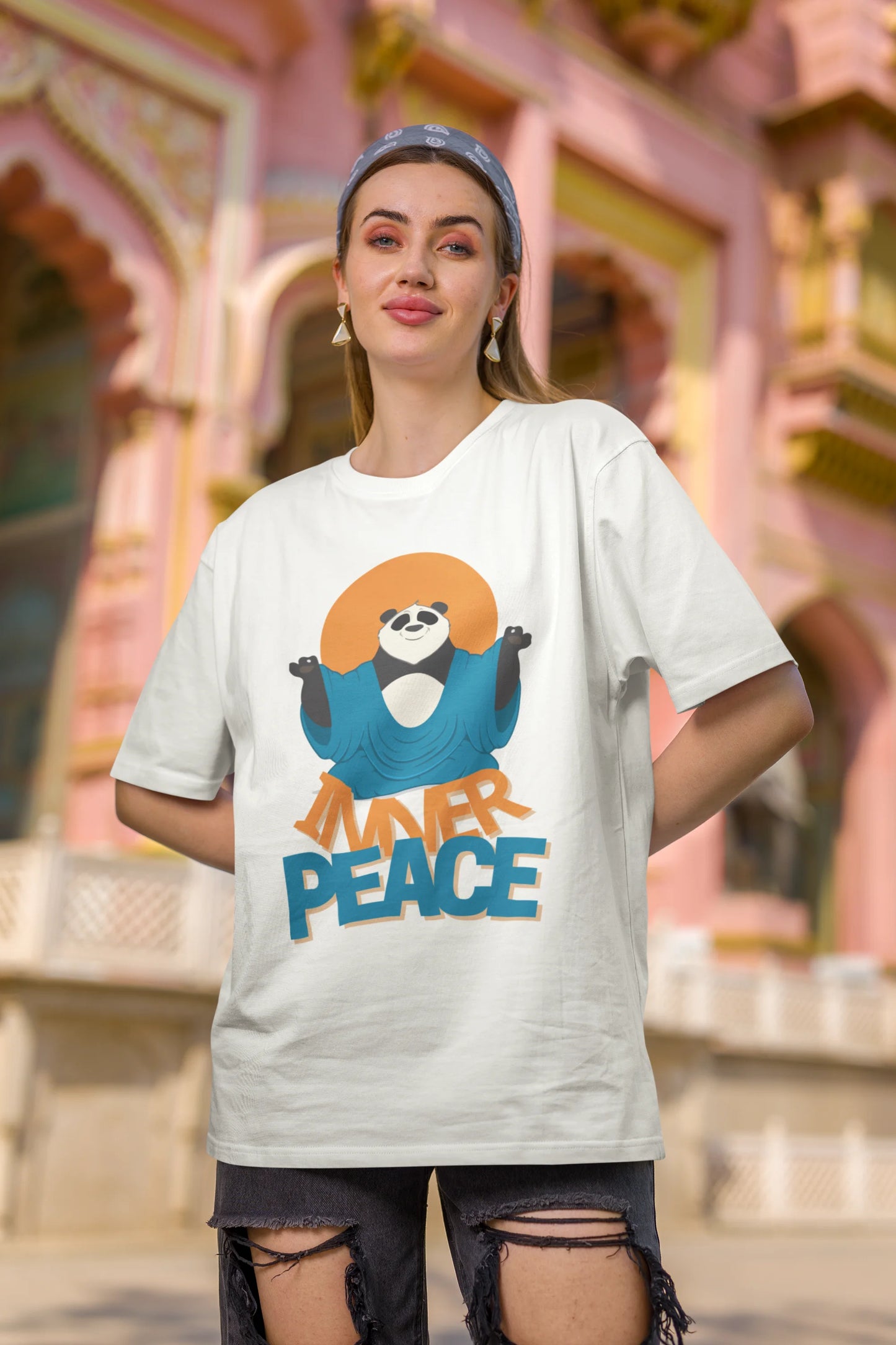 Inner Peace | Kung Fu Panda | Dropped Sleeve Unisex T-Shirt
