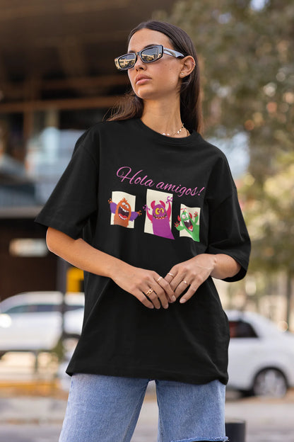 Hola Amigos |Disney | Dropped Sleeve Unisex Tee