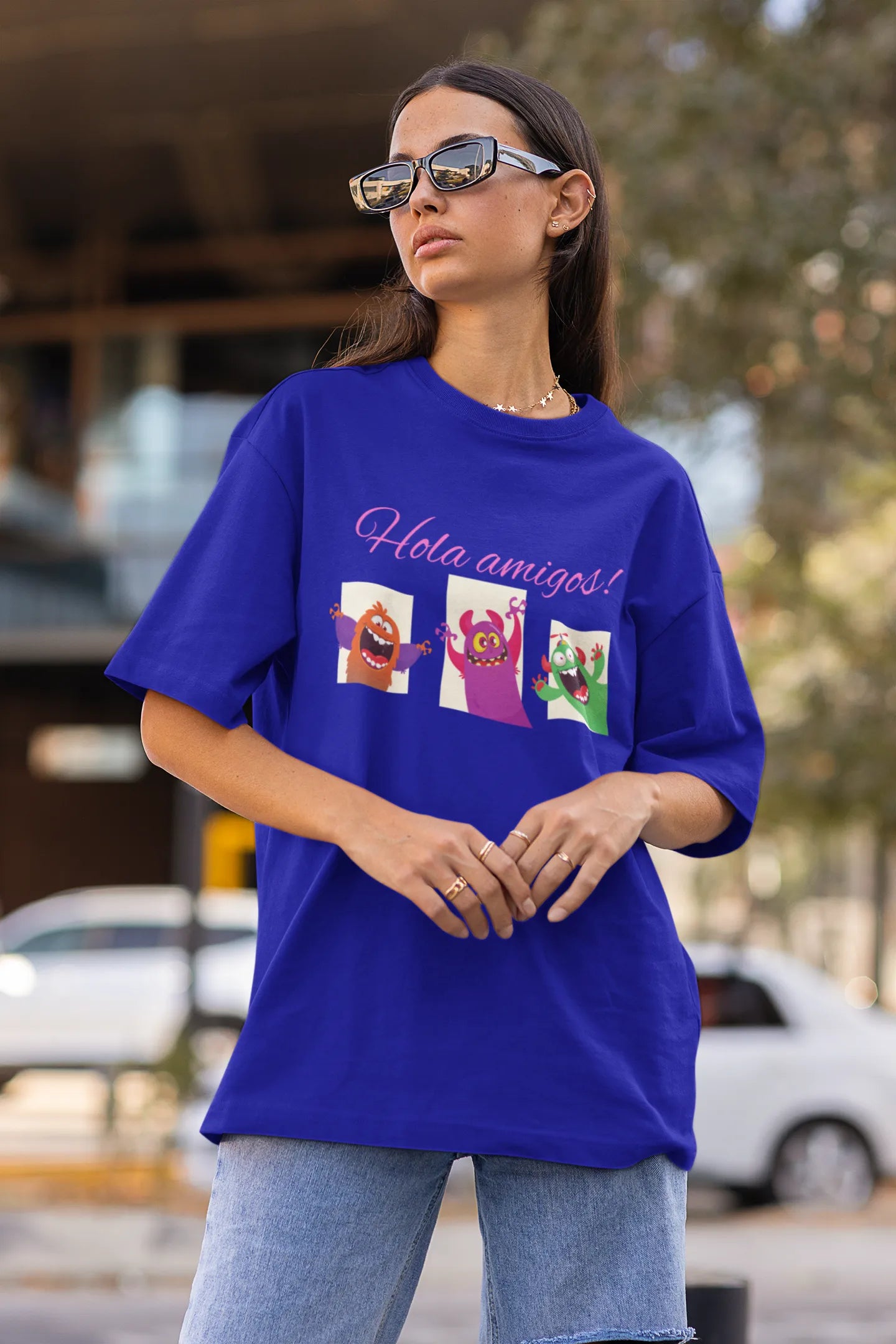 Hola Amigos |Disney | Dropped Sleeve Unisex Tee