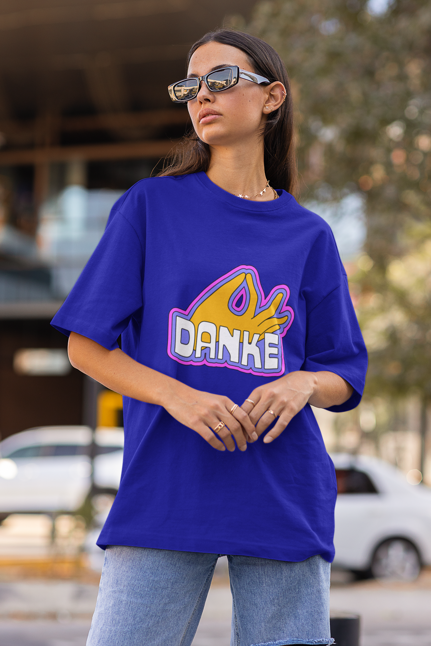 Danke | Premium Oversized Half Sleeve Unisex T-Shirt