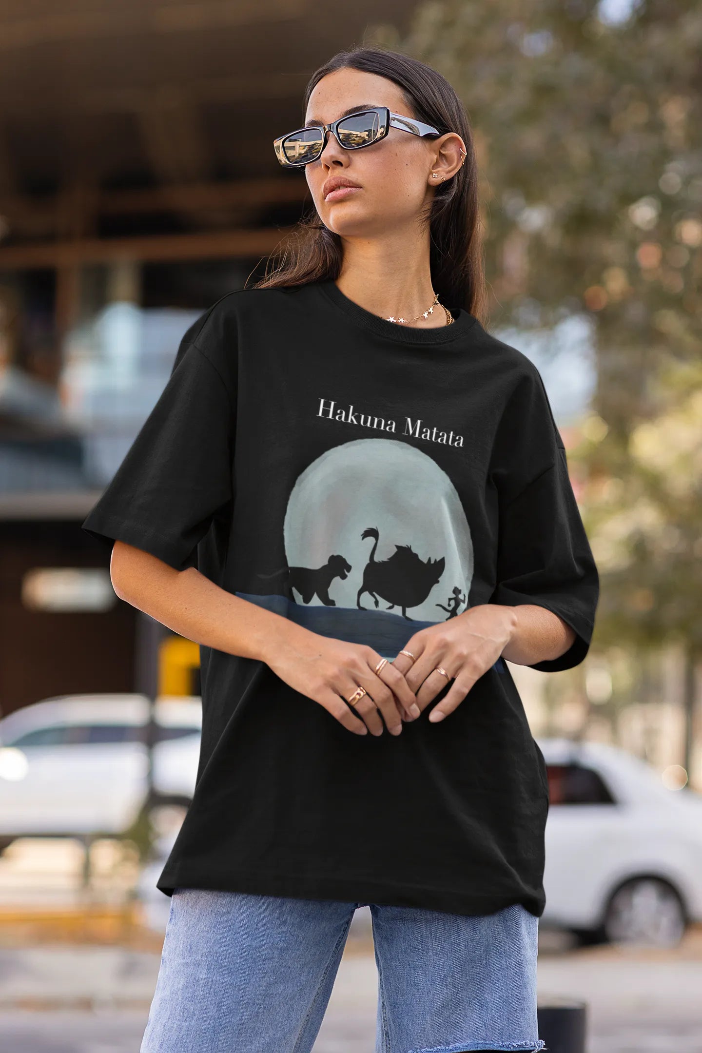 Hakuna Matata Inspired Oversized Disney T-shirts Lion King