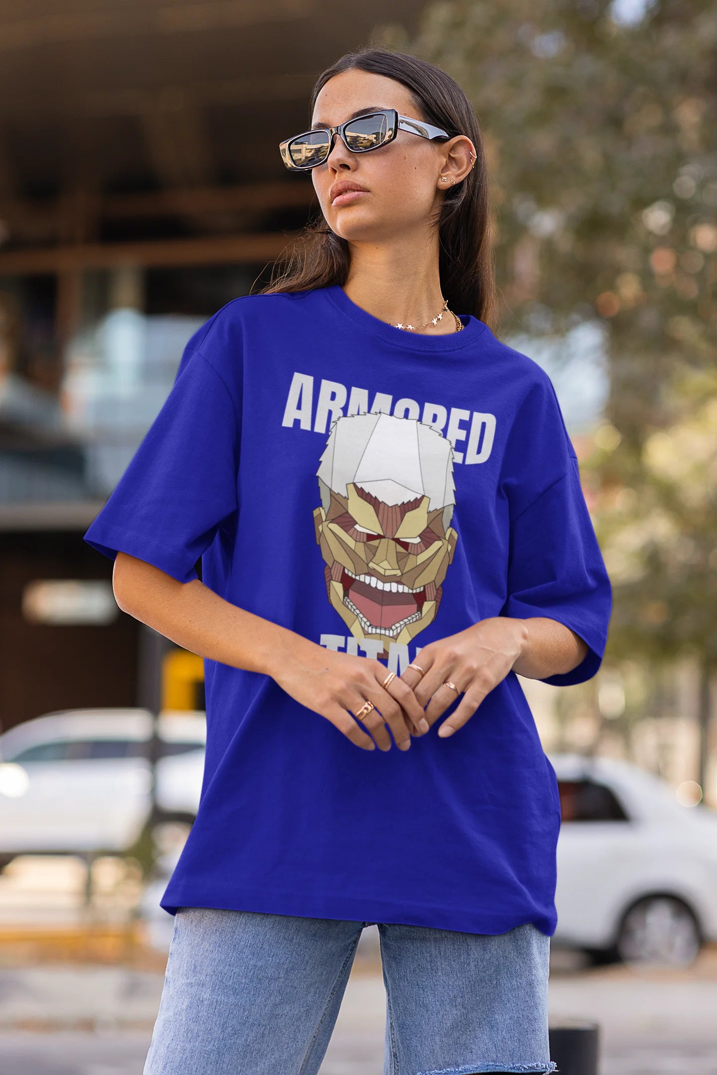 Armored Titan | Attack on Titan | Anime | Dropped Sleeve Unisex Tee