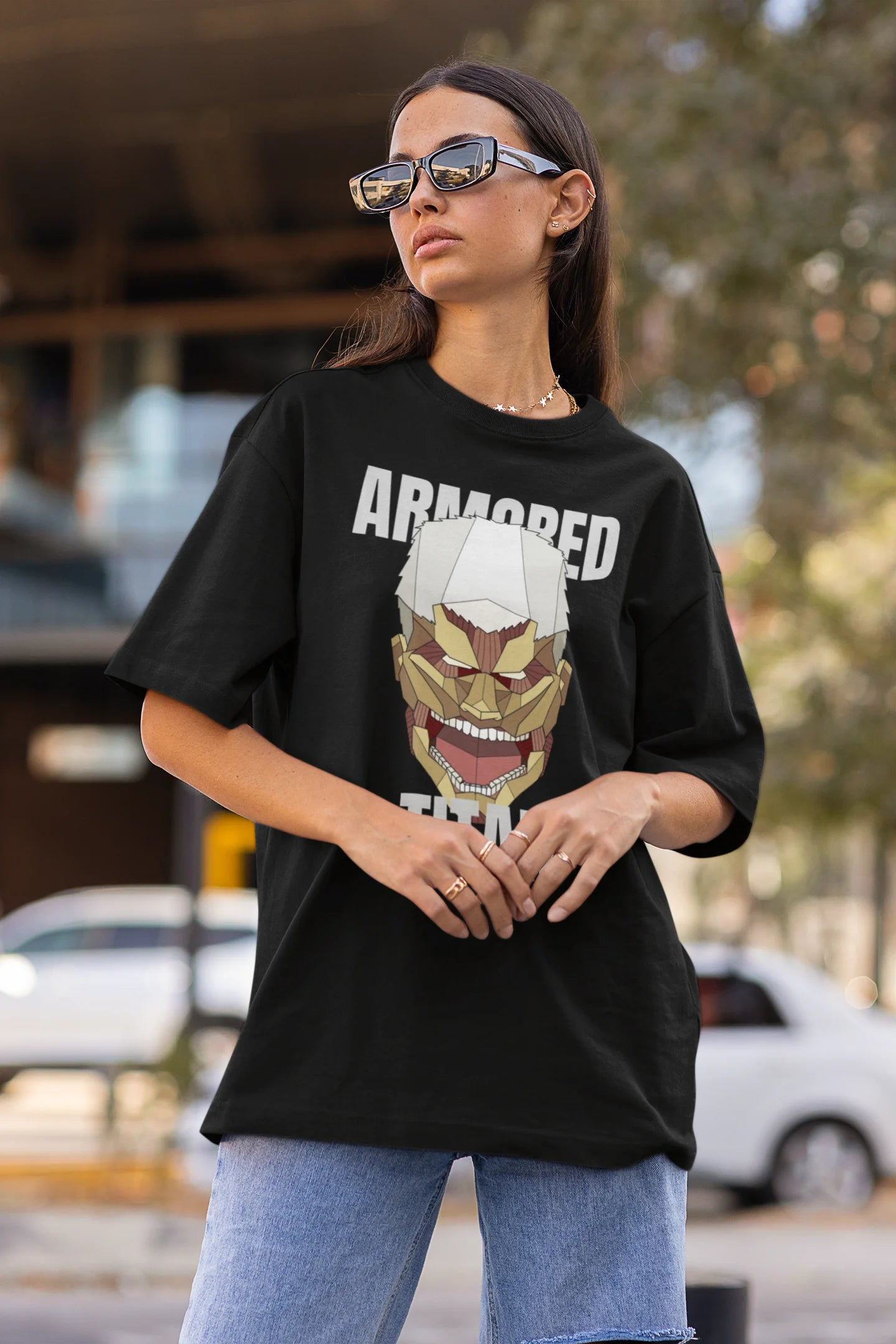 Armored Titan | Attack on Titan | Anime | Dropped Sleeve Unisex Tee