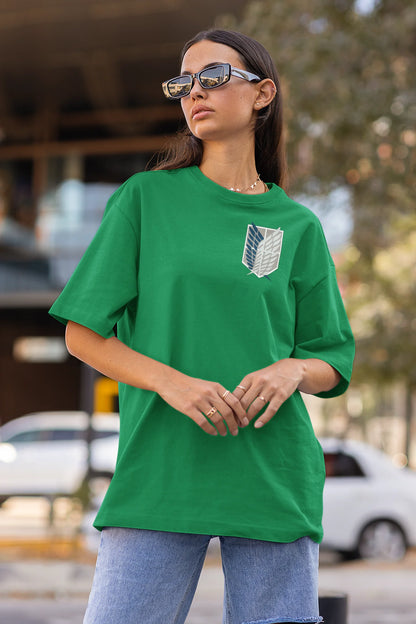 Attack on Titan | Dropped Sleeve Unisex Tee | Broke Memers