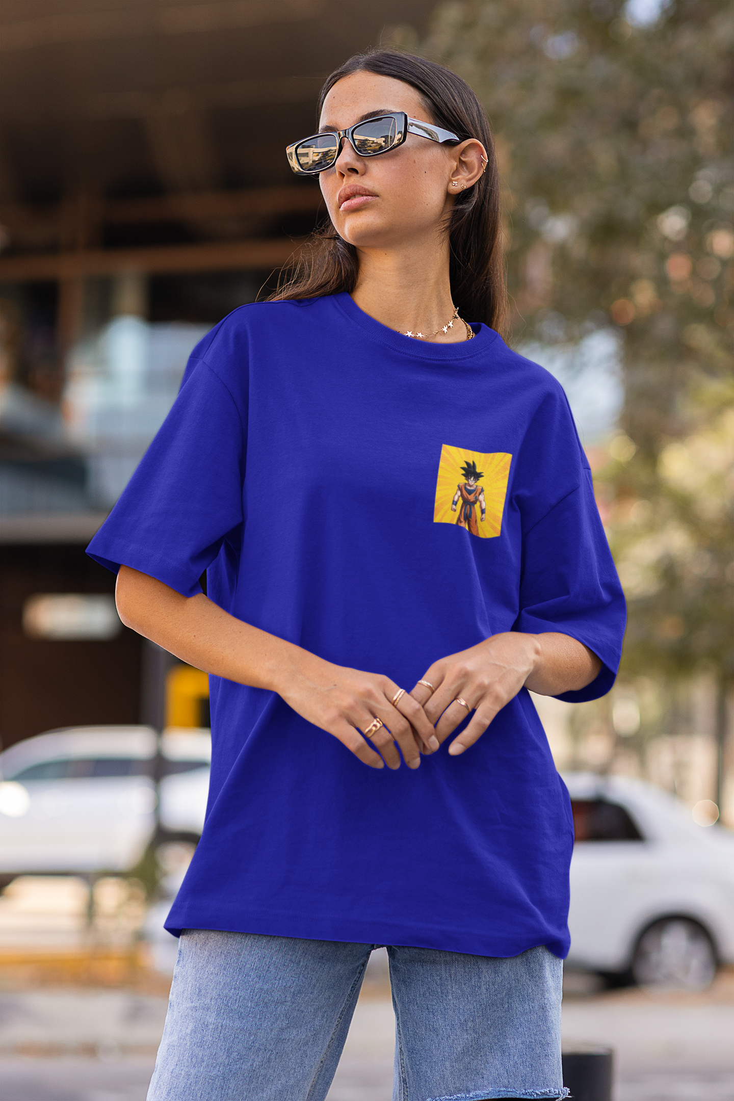 Powerful Goku | Dragon Ball Z | Dropped Sleeve Unisex Tee | Broke Memers