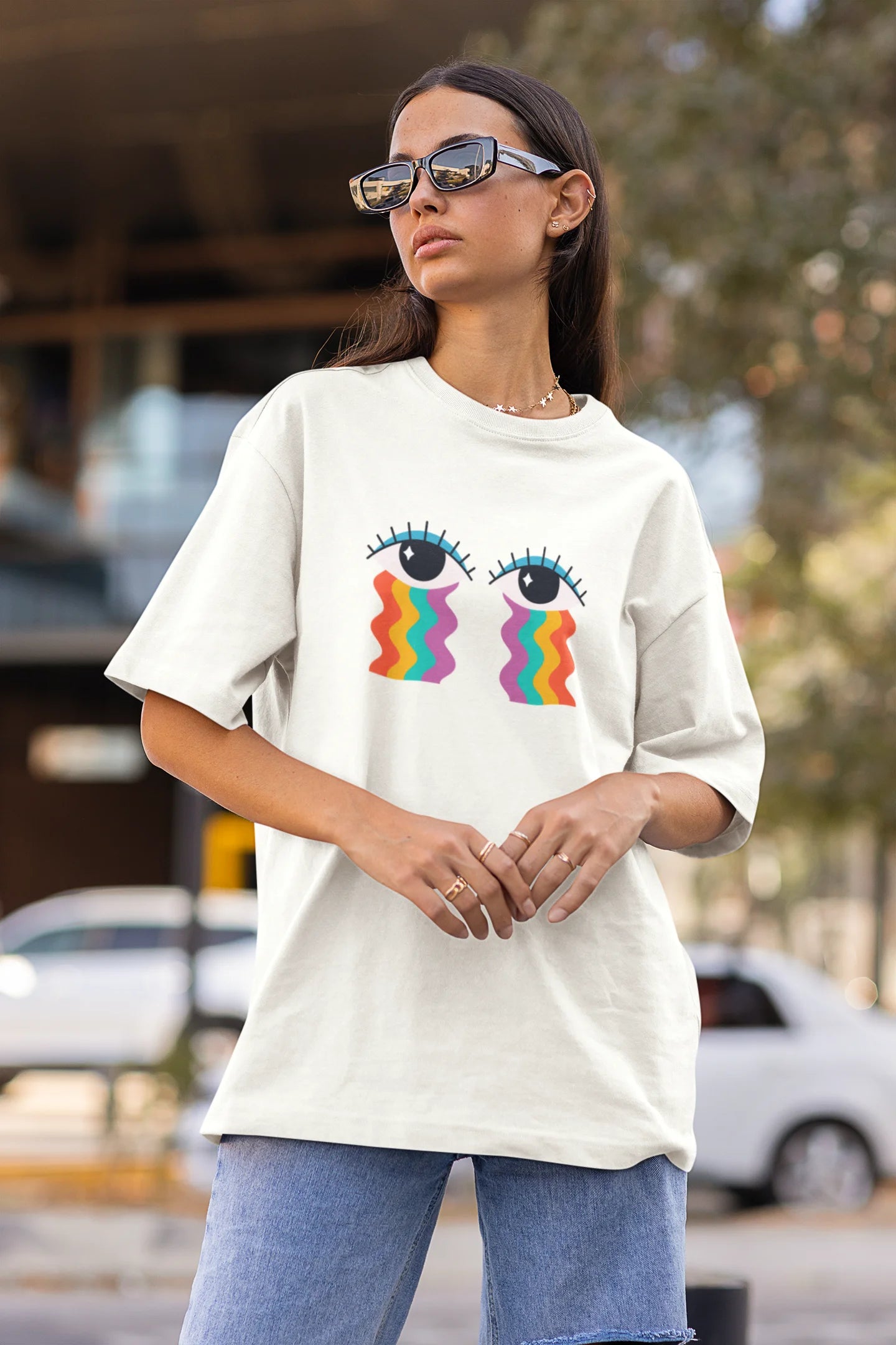 Let it go | Premium Oversized Half Sleeve Unisex T-Shirt