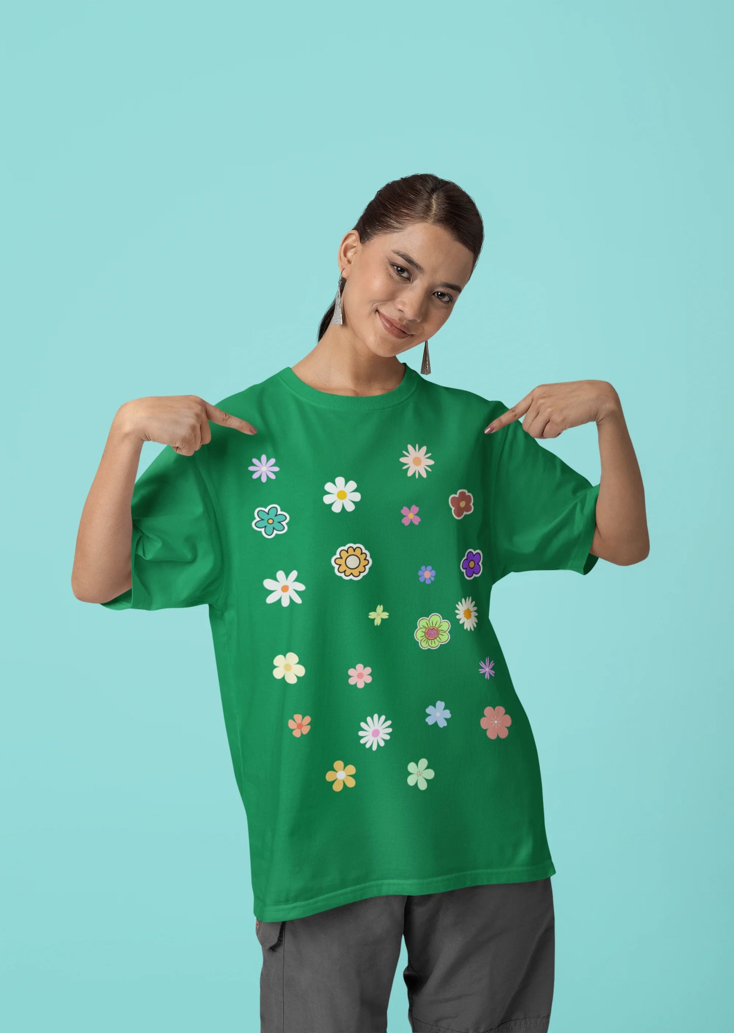 Floral Fall | Dropped Sleeve Unisex Tee