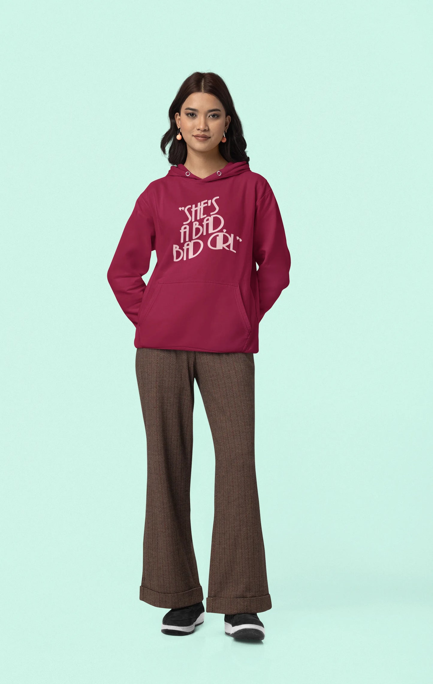 Bad Bad Girl | T.S. | Unisex Winter Hoodie