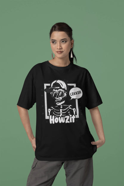 Lekkar | Techno Rave | Dropped Sleeve Unisex T-Shirt