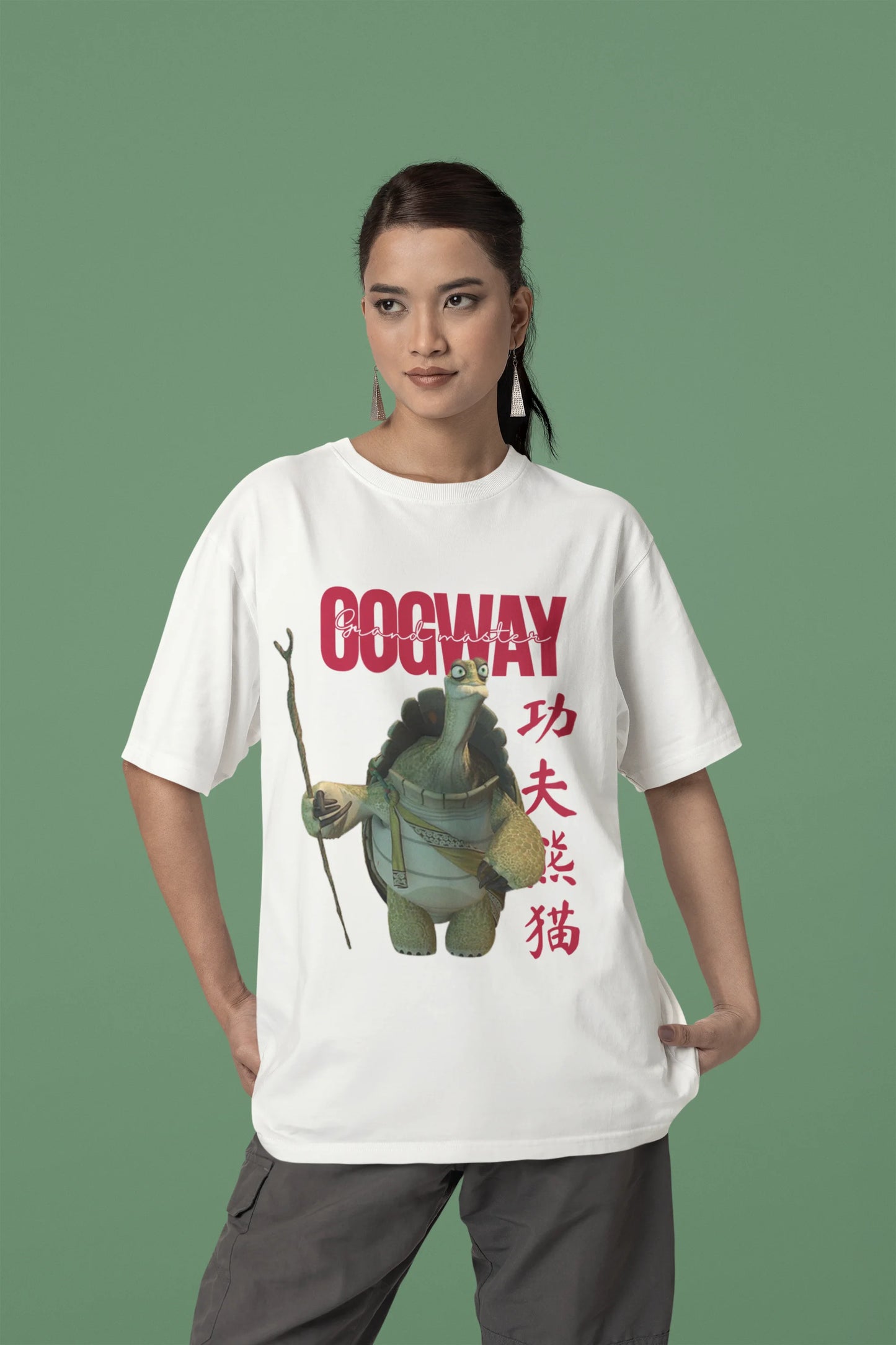 Oogway | Kung Fu Panda | Dropped Sleeve Unisex Tee