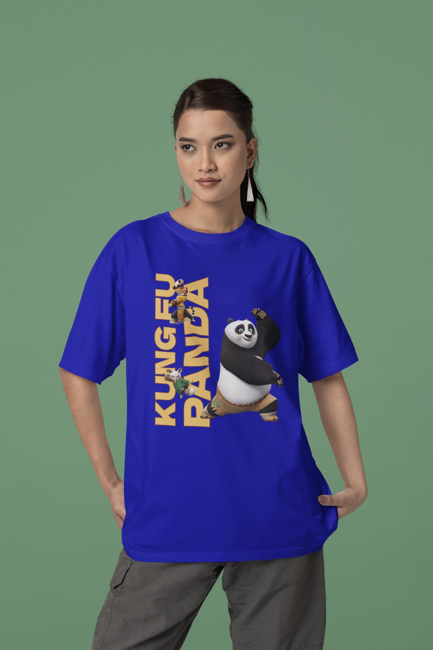 Kung Fu Panda Team | Kung Fu Panda | Dropped Sleeve Unisex Tee