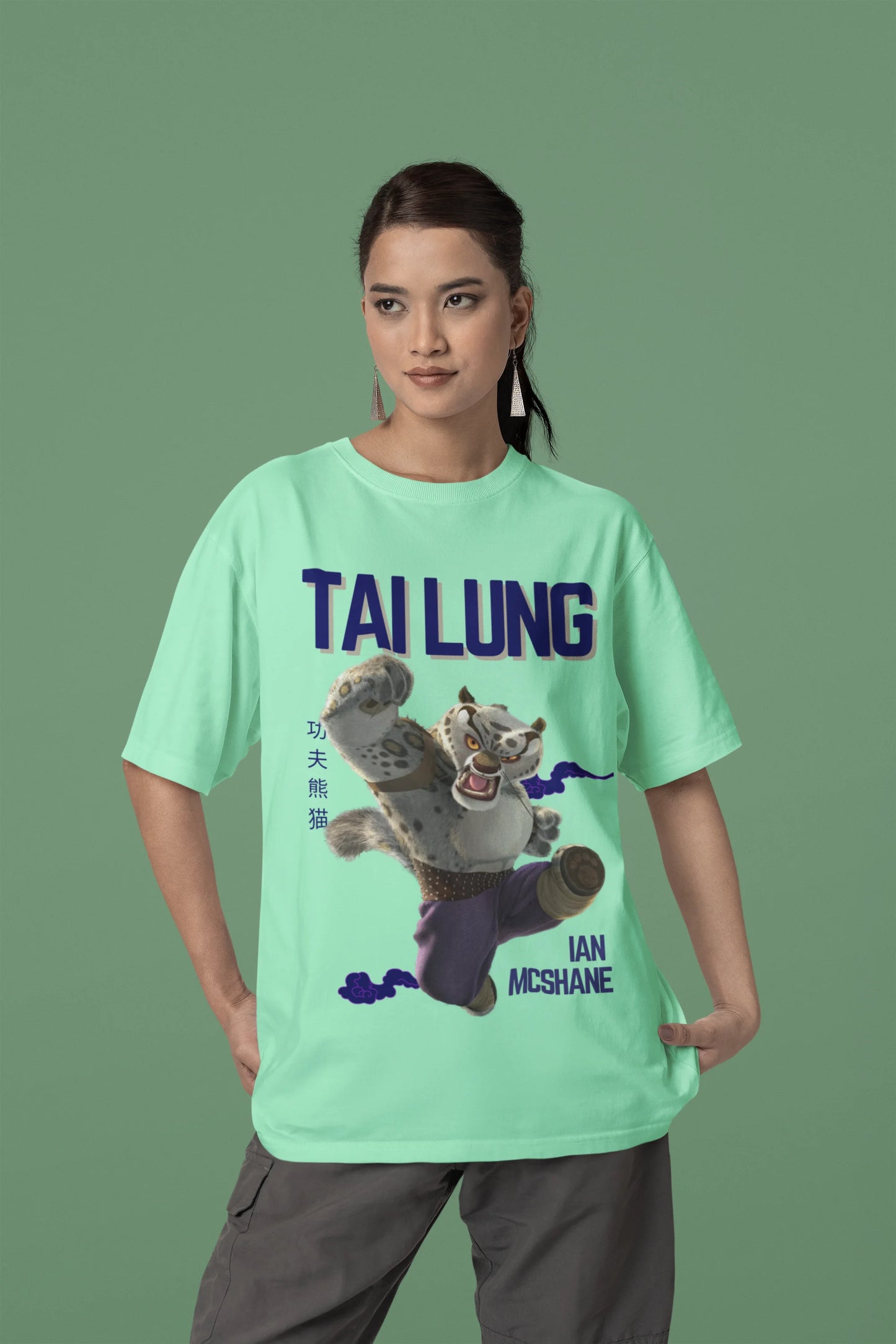 Tailung | Kung Fu Panda | Dropped Sleeve Unisex Tee