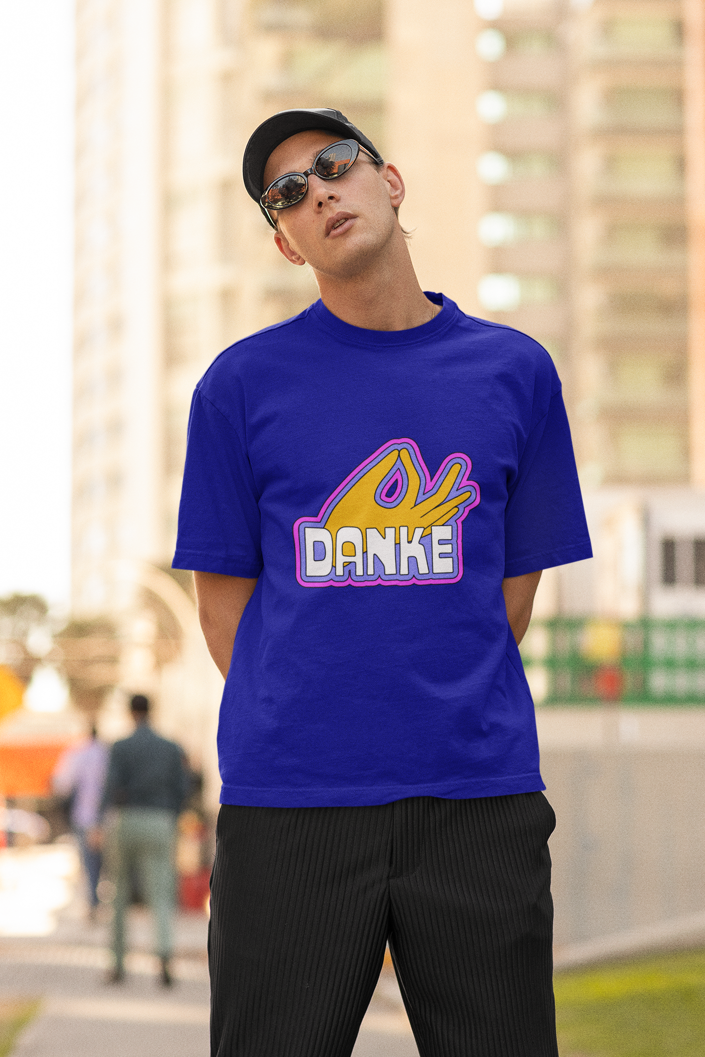 Danke | Premium Oversized Half Sleeve Unisex T-Shirt