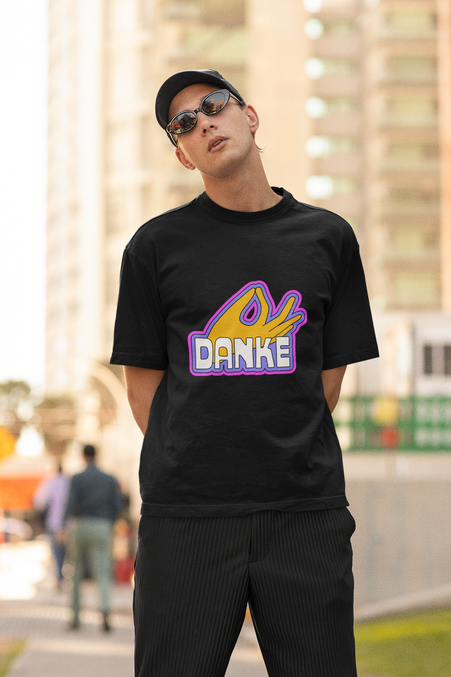 Danke | Premium Oversized Half Sleeve Unisex T-Shirt