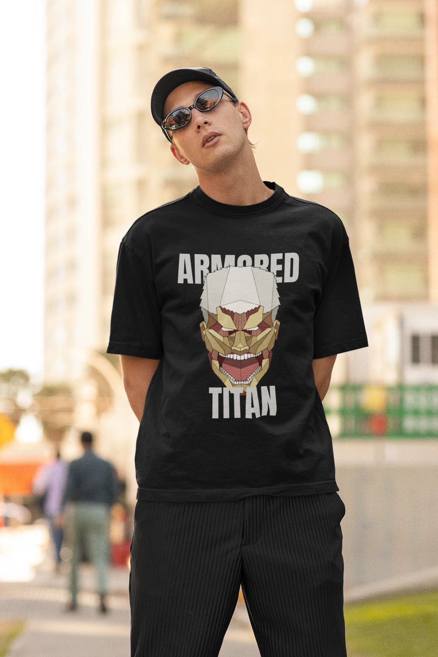 Armored Titan | Attack on Titan | Anime | Dropped Sleeve Unisex Tee